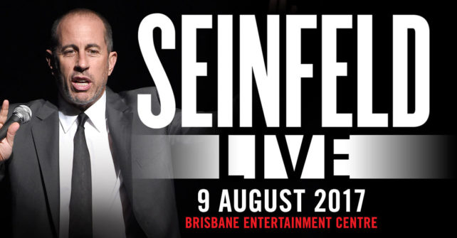 Jerry Seinfeld performs at Brisbane Entertainment Centre